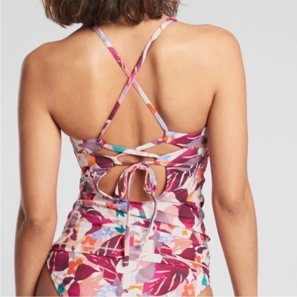 Athleta Small TALL Daybreak Triangle Tankini Top - Picture 10 of 10